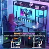 Gaming-Schreibtisch mit Aufsatz, 47-Zoll-Computertisch mit Produktbild-Vorschau 5