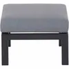 Siena Garden Loungehocker Valencia Aluminium salt&pepper Produktbild-Vorschau 2