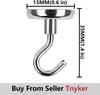 Magnete Stark 12er Pack, Magnetische Haken Mit Produktbild-Vorschau 2