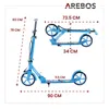 AREBOS Grafitti Trottinette urbaine réglable en hauteur | Voir les images du produit 10