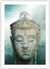Poster - Poster ohne Rahmen - Buddha Grafik Türkis - 50x70 Produktbild-Vorschau 1