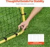 VEVOR futbalová bránka 40 x 35 x 37 palcov, prenosná Náhľad obrázku produktu 6
