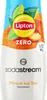 A close-up of a bottle label for a Sodastream Lipton Peach Ice Tea syrup. Anteprima dell’immagine prodotto