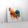 Bild auf Leinwand - Leinwandbild - Hahn Ilustration Tier Produktbild-Vorschau 4