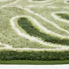 HOMESCAPES Badvorleger Blatt 65 x 80 cm – Grüne Badematte, Produktbild-Vorschau 3
