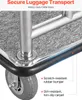 Carrello portabagagli per hotel VEVOR, capacità 340 kg, Anteprima dell’immagine prodotto 5