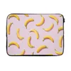 MuchoWow® Laptop Hülle 13 Zoll Banane - Rosa - Pastell Produktbild-Vorschau 1