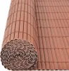 vidaXL Obojstranný záhradný plot z PVC 90 x 300 cm hnedý Náhľad obrázku produktu 4
