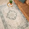 Volero - Teppich Vintage - Spring Medaillon Creme Grün - Produktbild-Vorschau 3
