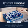 Boîte d'assortiment avec poignée, 24 compartiments, bleu Voir les images du produit 7