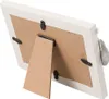 Clayre & Eef Rámeček na obrázek Srdce 13x9 cm Bílé dřevo Náhled obrázku produktu 2