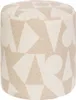 Sitzsack rund delor beige 36x40 cm  - Atmosphera créateur Produktbild-Vorschau 1