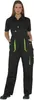Arbeitshose Latzhose schwarz/grün Größe 44 Produktbild-Vorschau 3