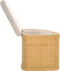 KRINES HOME Rattan Wäschekorb Wäschetruhe Sitz gepolstert Produktbild-Vorschau 5