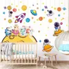 Niedliche Aquarell Astronauten Tier Wandaufkleber Produktbild-Vorschau 4