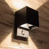 hoftronic LED Wandleuchte Kansas 7W 3000K IP65 Anthrazit Produktbild-Vorschau 8