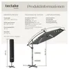 tectake® slunečník Artemis 3 x 3 m, otočný o 360° s Náhled obrázku produktu 5