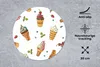MuchoWow® Mauspad Mousepad Muster - Sommer - Eiscreme 30x30 Produktbild-Vorschau 3