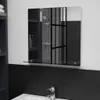 vidaXL Nástěnné zrcadlo s poličkou 50×50 cm z tvrzeného Náhled obrázku produktu 2