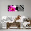 Bild auf Leinwand - Leinwandbild - Stein Blume Produktbild-Vorschau 6