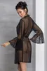 Passion Lovelia Peignoir - Black L/Xl Produktbild-Vorschau 9