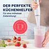GOURMETmaxx Stabmixer mit Messbecher - weiß/grau Produktbild-Vorschau 3