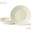 4-teiliges Teller Set aus Keramik Ø25,4 cm– Speise-, Produktbild-Vorschau 1