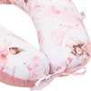 Little Fairy & Smokey Pink Soft Velvet V-förmige Kissen Produktbild-Vorschau 2