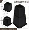 JustValue Möbelerhöher Set Schwarz – 8/13/20 cm – Max. 600 Produktbild-Vorschau 8