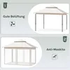 WOLTU Pavillon 3x3 m, Moskitonetz, wasserdicht stabil, Produktbild-Vorschau 4