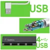 BELKIN HUB USB 2.0, 1:4, SLIM, PASSIV, czarny Podgląd zdjęcia produktu 9