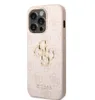 A pink iPhone case with a gold Guess logo and pattern. Náhled obrázku produktu