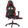vidaXL Gaming-Stuhl mit Fußstütze Schwarz und Rot Produktbild-Vorschau 7