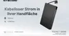 A Nitecore POCKET 10000 power bank is shown with marketing text and specifications. Produktbild-Vorschau