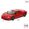 BBURAGO Ferrari 296 GTB 1:18, Supersportwagen-Modell, Produktbild-Vorschau 4