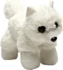 A white plush toy arctic fox is shown against a white background. Podgląd zdjęcia produktu