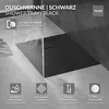 LuxeBath piatto doccia 90x70cm Nero Piatto doccia SMC extra Anteprima dell’immagine prodotto 2