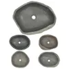 vidaXL Lavabo in pietra di fiume ovale 45-53 cm - Lavabo da Anteprima dell’immagine prodotto 13