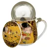 DUO ART GALLERY Fassbecher 430 ml THE KISS BROWN mit Produktbild-Vorschau 3