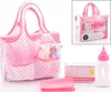 Johntoy Babypuppe Wickeltasche mit Zubehör - rosa Produktbild-Vorschau 4