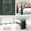 Support à bois de cheminée d'extérieur VOUNOT® en métal Voir les images du produit 6