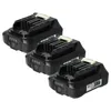 vhbw 3x Akku Ersatz für Makita BL1040, BL1040B-2, BL1041, Produktbild-Vorschau 1