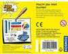 The back of a product box for a science kit, showing illustrations of the kit's contents and descriptive text. Produktbild-Vorschau
