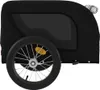 vidaXL Príves na bicykel Dogs Black Oxford Fabric and Iron Náhľad obrázku produktu 6