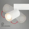 Deckenlampe schwenkbar, GU10 Fassung, max.9W, Produktbild-Vorschau 4