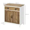 HOMCOM Sideboard für Wohnzimmer, Aufbewahrungsschrank mit Produktbild-Vorschau 3