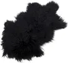 Naturform Tibetlammfell Teppich 100x55cm JAY37 Schwarz Produktbild-Vorschau 1