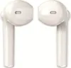 A pair of white wireless in-ear headphones is displayed against a white background. Voir les images du produit