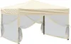 vidaXL Partyzelt Faltbar mit Seitenwänden Creme 3x3 m Produktbild-Vorschau 3