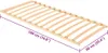 vidaXL Bett-Lattenrost Braun 90 x 190 cm Massivholz Buche Produktbild-Vorschau 6